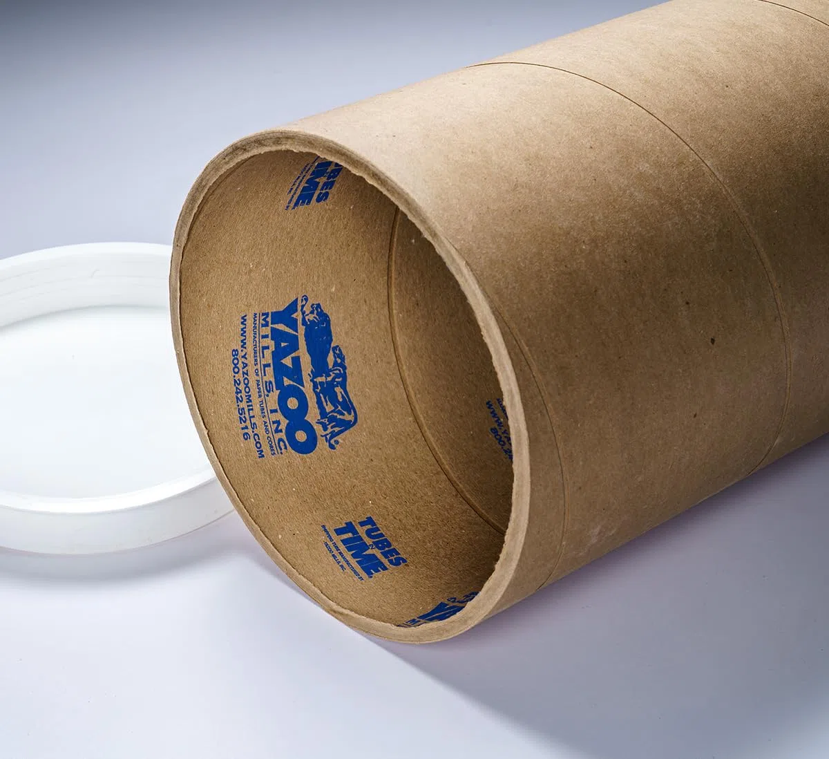 Tubos de correo kraft extra resistentes de 6 x 0.200 x 48 pulgadas con tapones (paquete de 4)