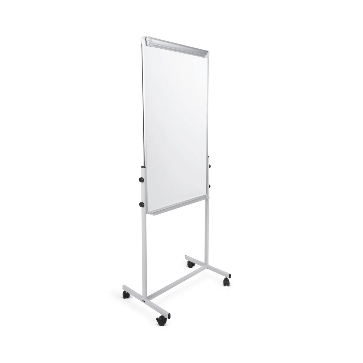 Bi-Office Mobile Duo Pizarra magnética y fieltro, 700 x 1200 mm