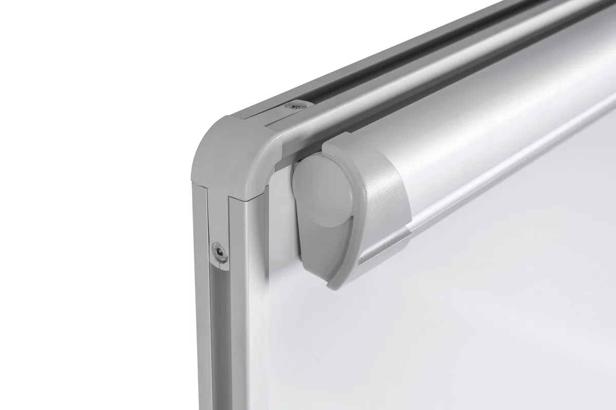 Bi-Office Mobile Duo Pizarra magnética y fieltro, 700 x 1200 mm