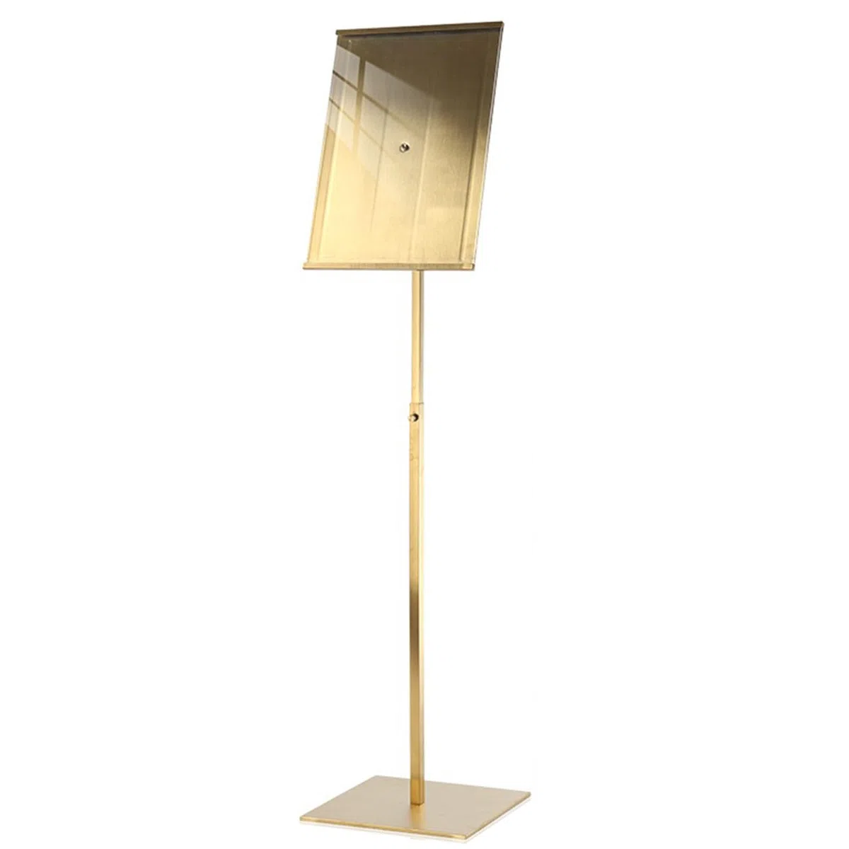 Soporte para carteles, soporte ajustable de acero inoxidable para publicidad, adecuado para escuela, iglesia y eventos de negocios